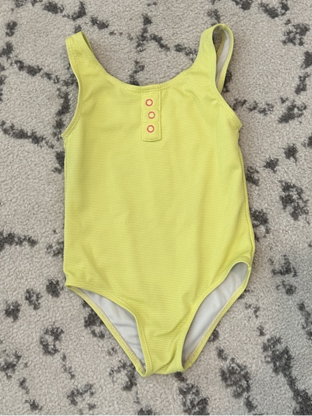 Derek Heart Neon Lime Green Swimwear Top